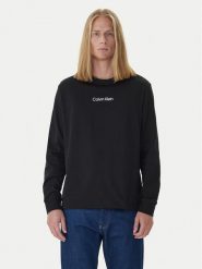 Calvin Klein Longsleeve Standard Logo LV04LD232G Czarny Relaxed Fit. Czarne bluzki z długim rękawem męskie Calvin Klein, m, bez wzorów, z bawełny, bez kołnierzyka. Za 229.99 zł.