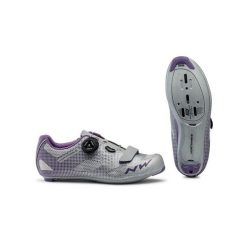 Buty rowerowe damskie NORTHWAVE STORM WMN. Szare obuwie sportowe damskie Northwave, bez wzorów, rowerowe. Za 622.00 zł.