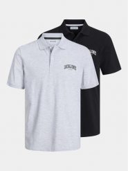 Jack & Jones Komplet 2 koszulek polo Josh 12257011 Kolorowy Standard Fit. Koszulki polo męskie Jack & Jones, m, bez wzorów, z bawełny, bez ramiączek. Za 109.99 zł.