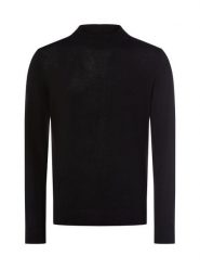 Selected sweter z cienkiej dzianiny z wełny merynosów - SLHTray Mężczyźni Wełna merino czarny, XL. Czarne swetry przez głowę męskie Selected, m, bez wzorów, z dzianiny, bez kołnierzyka. Za 349.95 zł.