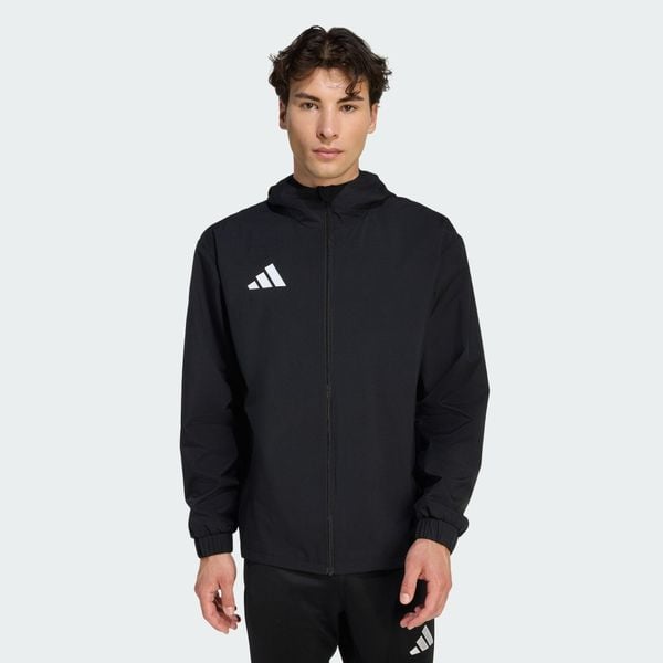 Kurtka Entrada26 All Weather. Białe kurtki męskie Adidas, l, bez wzorów, z materiału, na fitness i siłownię. Za 174.99 zł.