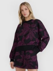 4F Bluza dresowa nierozpinana bez kaptura damska - multikolor L. Bluzy damskie 4f, l, bez wzorów, z bawełny, bez kaptura. W wyprzedaży za 99.99 zł.