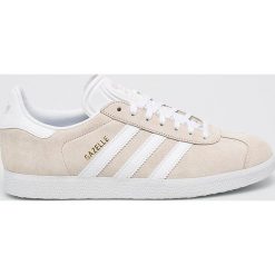 Adidas Originals - Buty Gazelle. Brązowe obuwie sportowe damskie adidas Originals, bez wzorów, z materiału. W wyprzedaży za 319.90 zł.