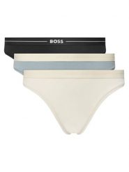 BOSS Komplet 3 par fig klasycznych 50510016 Kolorowy. Figi damskie Boss, l, bez wzorów, z bawełny. Za 159.99 zł.