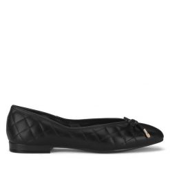 Baleriny Lasocki. Czarne baleriny damskie Lasocki, bez wzorów, bez obcasa. Za 159.99 zł.