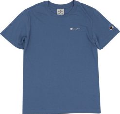 Koszulka damska Champion SS Tee niebieska 117535 BS099 M. Niebieskie t-shirty damskie Champion, m, bez wzorów, bez kołnierzyka. Za 113.48 zł.
