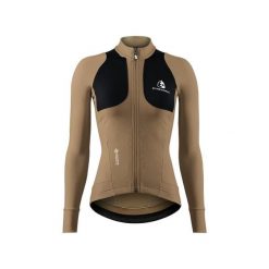 Kurtka damska Etxeondo Teknika Gore-Tex WindStopper. Brązowe kurtki sportowe damskie ETXEONDO, bez wzorów, z gore-texu, bez kaptura, rowerowe, gore-tex. Za 886.65 zł.