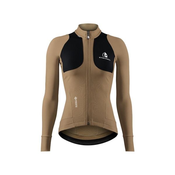 Kurtka damska Etxeondo Teknika Gore-Tex WindStopper. Brązowe kurtki sportowe damskie ETXEONDO, bez wzorów, z gore-texu, bez kaptura, rowerowe, gore-tex. Za 886.65 zł.