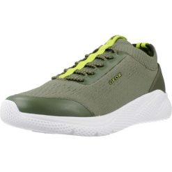 Buty GEOX J SPRINTYE BOY Zielony. Zielone buty sportowe chłopięce Geox, bez wzorów, bez zapięcia, trekkingowe. Za 197.99 zł.