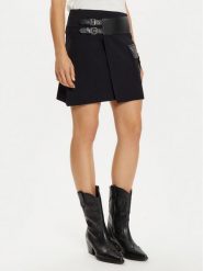 Liu Jo Spódnica mini WF4227 MA05P Czarny Regular Fit. Czarne spódnice damskie Liu Jo, xl, bez wzorów, z syntetyku, mini. Za 579.99 zł.