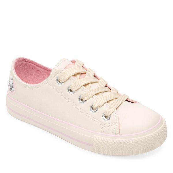 Trampki Looney Tunes. Brązowe półbuty dziewczęce looney tunes, bez wzorów, bez zapięcia. Za 89.99 zł.