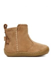 Lasocki Kids Kozaki CEO-CI12-DUBAI-03 Brązowy. Brązowe buty zimowe dziewczęce Lasocki Kids, bez wzorów, ze skóry, bez zapięcia. Za 139.99 zł.