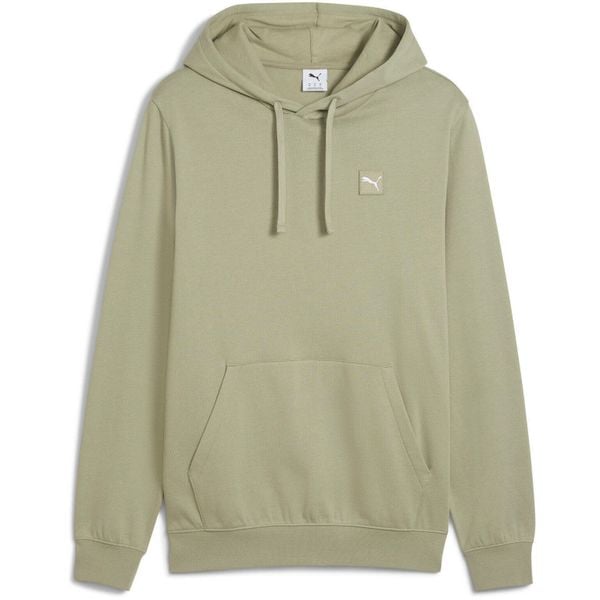 Bluza z kapturem męskie Puma Ess Elevated Hoodie. Białe bluzy męskie Puma, m, bez wzorów, z bawełny, z kapturem. Za 290.00 zł.