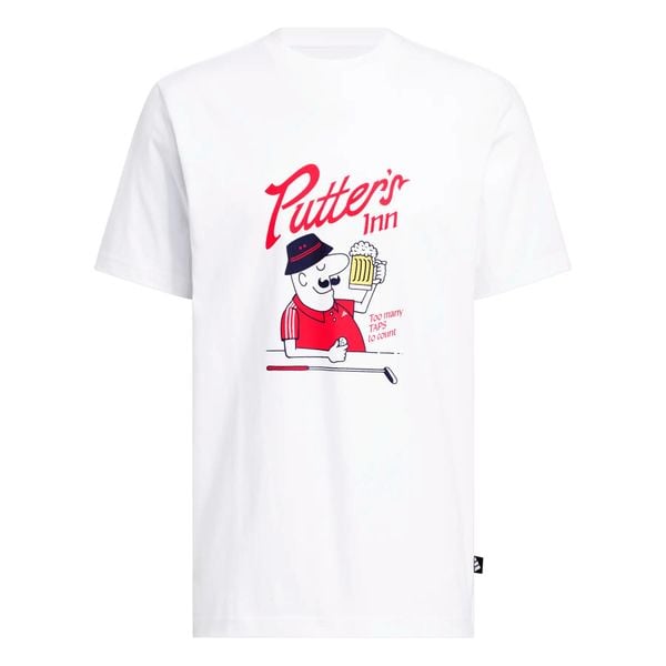 T-shirt adidas Elevated Chip. Białe t-shirty męskie Adidas, l, bez wzorów, z materiału, eleganckie, bez kołnierzyka. Za 193.50 zł.