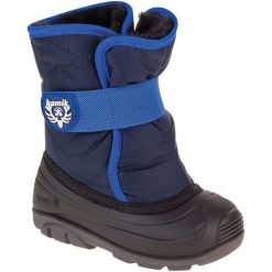 Kamik Śniegowce Snowbug 3 Navy 24. Buty zimowe dziewczęce Kamik. W wyprzedaży za 109.00 zł.