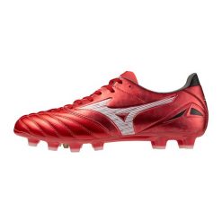 Buty piłkarskie Mizuno Morelia Neo IV Pro FG. Białe buty sportowe męskie Mizuno, bez zapięcia, do piłki nożnej. Za 539.50 zł.