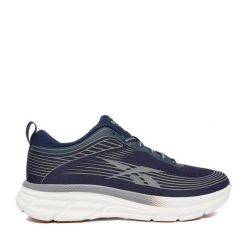 Buty do biegania Reebok. Niebieskie buty sportowe męskie Reebok, bez zapięcia, do biegania. Za 249.99 zł.