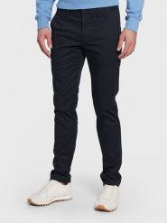 Tommy Hilfiger Chinosy Core Bleecker MW0MW28883 Granatowy Slim Fit. Niebieskie eleganckie spodnie męskie Tommy Hilfiger, m, bez wzorów, z bawełny. Za 339.99 zł.