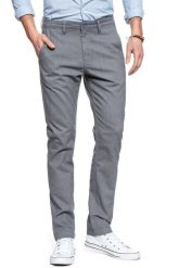 LEE SPODNIE MĘSKIE SLIM CHINO L768QTRX 112121097. Spodnie materiałowe męskie Lee, l, bez wzorów, z materiału. W wyprzedaży za 143.99 zł.