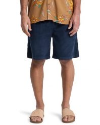 Szorty z kordu dla Mężczyzn TAXER 18" Czarny. Niebieskie szorty męskie Quiksilver, m, bez wzorów, z bawełny. Za 239.99 zł.