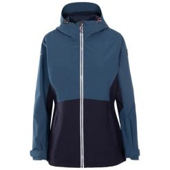 Kurtka Damska Alfresco TP75 Wodoodporna. Niebieskie kurtki damskie Trespass, xl, bez wzorów, bez kaptura, trekkingowe. Za 344.99 zł.