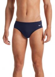 Slipy kąpielowe męskie Nike Hydrastrong Solid Brief. Niebieskie kąpielówki męskie Nike, m, bez wzorów, z poliesteru, na fitness i siłownię. Za 160.25 zł.