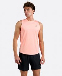 Męski T-shirt bez rękawów Padel/Tenis. Brązowe t-shirty męskie NORDICDOTS, na lato, l, bez wzorów, z materiału, sportowe, bez kołnierzyka. Za 190.00 zł.