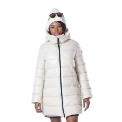 Płaszcz puchowy damski Rossignol Shiny Parka. Brązowe parki damskie Rossignol, xs, bez wzorów, z puchu, bez kaptura. W wyprzedaży za 1,020.00 zł.