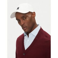 Czapka z daszkiem Tommy Hilfiger. Białe czapki i kapelusze męskie Tommy Hilfiger, bez wzorów. Za 129.99 zł.