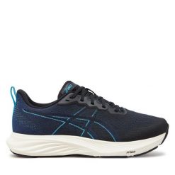 Buty do biegania Asics. Czarne buty sportowe męskie Asics, bez zapięcia, do biegania. Za 429.99 zł.