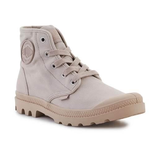 Buty do chodzenia damskie Palladium Pampa Hi Pilat. Brązowe obuwie sportowe damskie Palladium, bez wzorów, z materiału, trekkingowe. Za 329.99 zł.