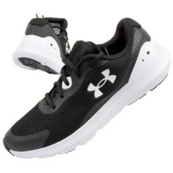 Buty Under Armour 3024989-001 czarne. Czarne obuwie sportowe damskie bez wzorów, z gumy. Za 283.73 zł.