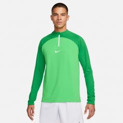 Bluza treningowa męska Nike Drifit Academy. Zielone bluzy męskie Nike, m, bez wzorów, bez kaptura. Za 204.30 zł.