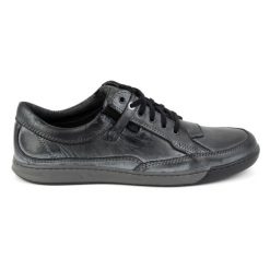 KOMODO Buty męskie skórzane Casual 932K szare. Szare półbuty na co dzień męskie casualowe, bez zapięcia. Za 362.62 zł.