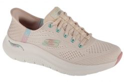 Buty sportowe damskie, Slip-Ins: Arch Fit 2.0 - Easy Chic. Białe obuwie sportowe damskie Skechers, bez wzorów, z materiału, na fitness i siłownię. Za 536.95 zł.