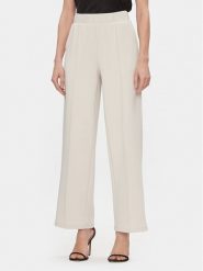 Vero Moda Spodnie materiałowe 10296830 Écru Relaxed Fit. Spodnie materiałowe damskie Vero Moda, s, bez wzorów, z materiału. Za 99.99 zł.