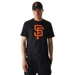 Koszulka Giants Nos MLB Regular. Czarne koszulki sportowe męskie New Era, xl, bez wzorów, z materiału, bez kołnierzyka, bez ramiączek. Za 126.50 zł.