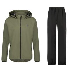GO Rain Suit Essential Green. Zielone kurtki damskie AGU, bez wzorów, rowerowe. Za 480.70 zł.