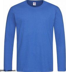 Stedman SST2500 - T-shirt męski z długim rękawem - niebieski S. Niebieskie bluzki z długim rękawem męskie Stedman, m, bez wzorów, bez kołnierzyka. Za 148.60 zł.