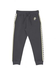 Bluza z bawełna z sznurek regulacyjny na co dzień. Szare bluzy damskie LEONE 1947 APPAREL, bez wzorów, z bawełny, bez kaptura. Za 63.11 zł.