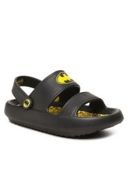 Batman Sandały SS23-22WBBAT Czarny. Czarne sandały chłopięce batman, z syntetyku, bez zapięcia. Za 49.99 zł.