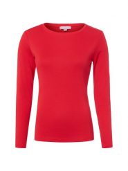 Brookshire Koszulka z długim rękawem Kobiety Bawełna czerwony, L. Czerwone t-shirty damskie brookshire, l, bez wzorów, z bawełny, bez kołnierzyka. Za 99.95 zł.