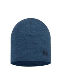 Czapka Buff Merino Midweight Beanie Melange Tempest uni. Niebieskie czapki i kapelusze męskie Buff, bez wzorów, z dzianiny, klasyczne. Za 129.99 zł.