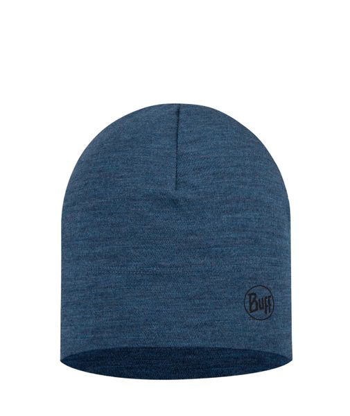 Czapka Buff Merino Midweight Beanie Melange Tempest uni. Niebieskie czapki i kapelusze męskie Buff, bez wzorów, z dzianiny, klasyczne. Za 129.99 zł.