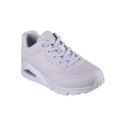 Buty do chodzenia damskie Skechers Uno-stand On Air. Fioletowe obuwie sportowe damskie Skechers, bez wzorów, z materiału, trekkingowe, Skechers Sport. Za 299.99 zł.