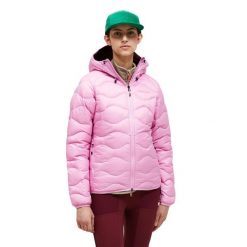 Kurtka Peak Performance puchowa damska Helium Down Hood Jacket różowa - L. Czerwone kurtki damskie Peak Performance, l, bez wzorów, z puchu, bez kaptura. W wyprzedaży za 1,059.00 zł.