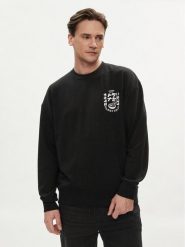 Jack & Jones Bluza Dirk 12249455 Czarny Wide Fit. Czarne bluzy męskie Jack & Jones, l, bez wzorów, z bawełny, bez kaptura. Za 79.99 zł.