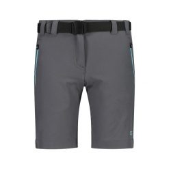 Szorty bermudzkie dla dziewczynki CMP. Szare spodenki dla dziewczynek CMP, bez wzorów, sportowe. Za 167.00 zł.