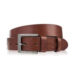 Pasek męski skórzany premium z klasyczną klamrą elegancki koniakowy 110 cm Paolo Peruzzi PG-10-CG-110. Paski damskie bez wzorów, z materiału, casualowe. Za 69.00 zł.