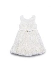 Abel & Lula Sukienka elegancka 5050 Biały Regular Fit. Białe sukienki dla dziewczynek Abel & Lula, bez wzorów, z syntetyku, eleganckie, bez ramiączek. Za 449.99 zł.